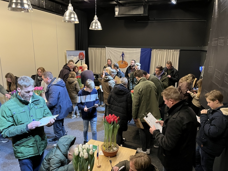 NK-tulpenkeuren-Wervershoof-1e keuring